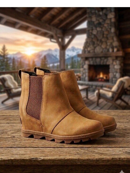 Sorel Shoes - Sorel Joan of Arctic Wedge II Chelsea Boot Women Size 10.5